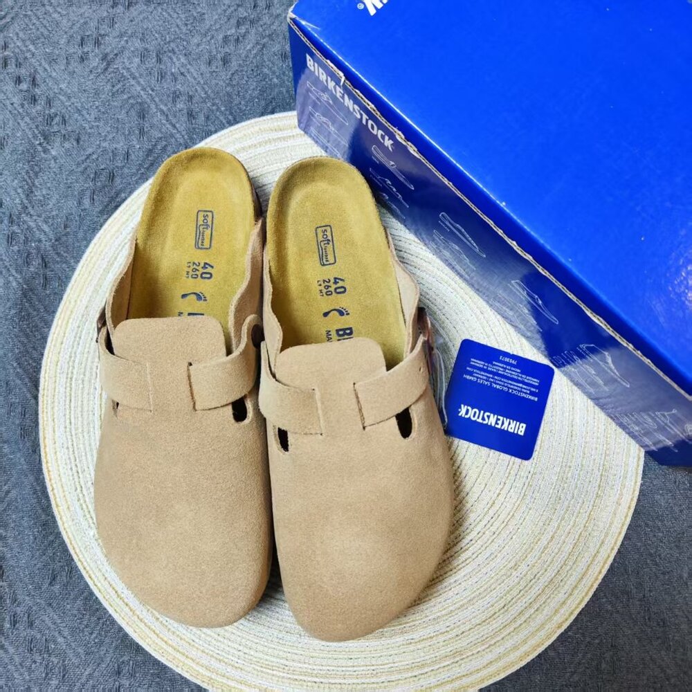Birkenstock Boston Narrow Clogs - Latte Cream | NEW Unworn with Box